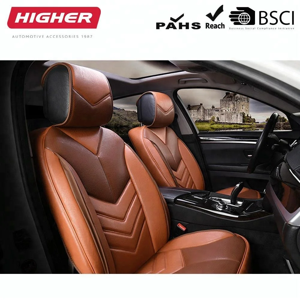 
SZ8012 car interior upholstery leather eco-friendly car seat cover 