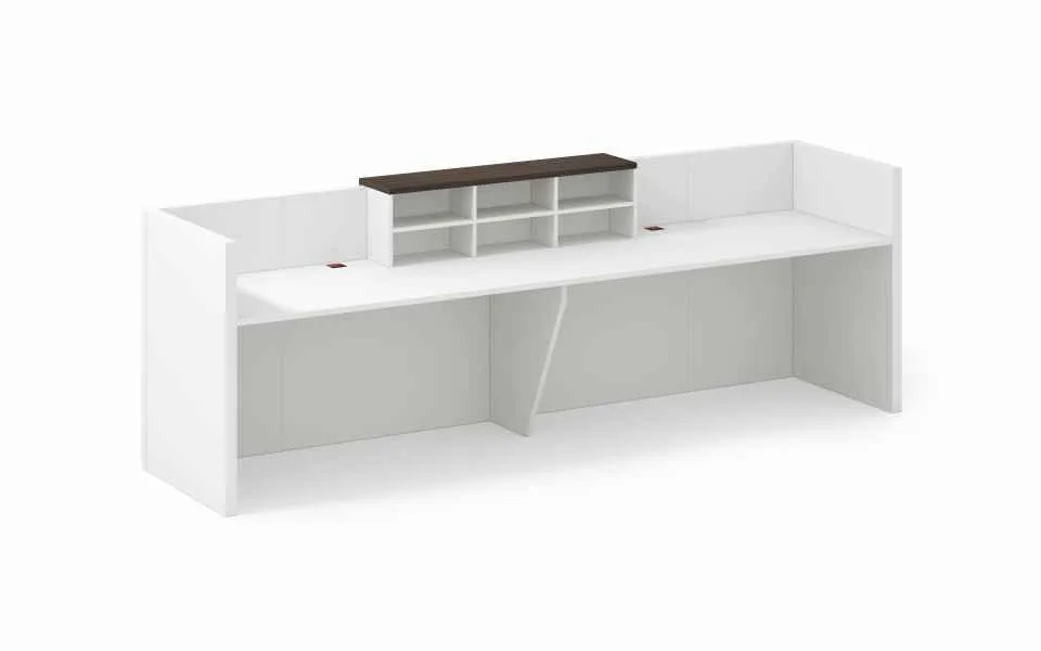 Simple design reception table modern reception desk used reception desk