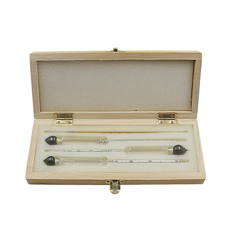 Alcohol meter Alcoholmeter detector alcohol measuring tool alcohol tester wine Hydrometer bar Set with Thermometer