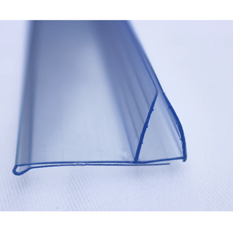 Clear Supermerket Retail/Pharmacy Sign Shelf Taliker Shelf Price Tag/Label Holder Flat non-porous PVC Plastic Price Shelf Talker