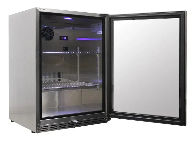 24 дюйма наружный Встроенный кулер из нержавеющей стали холодильник охладитель холодильник витрина холодильника