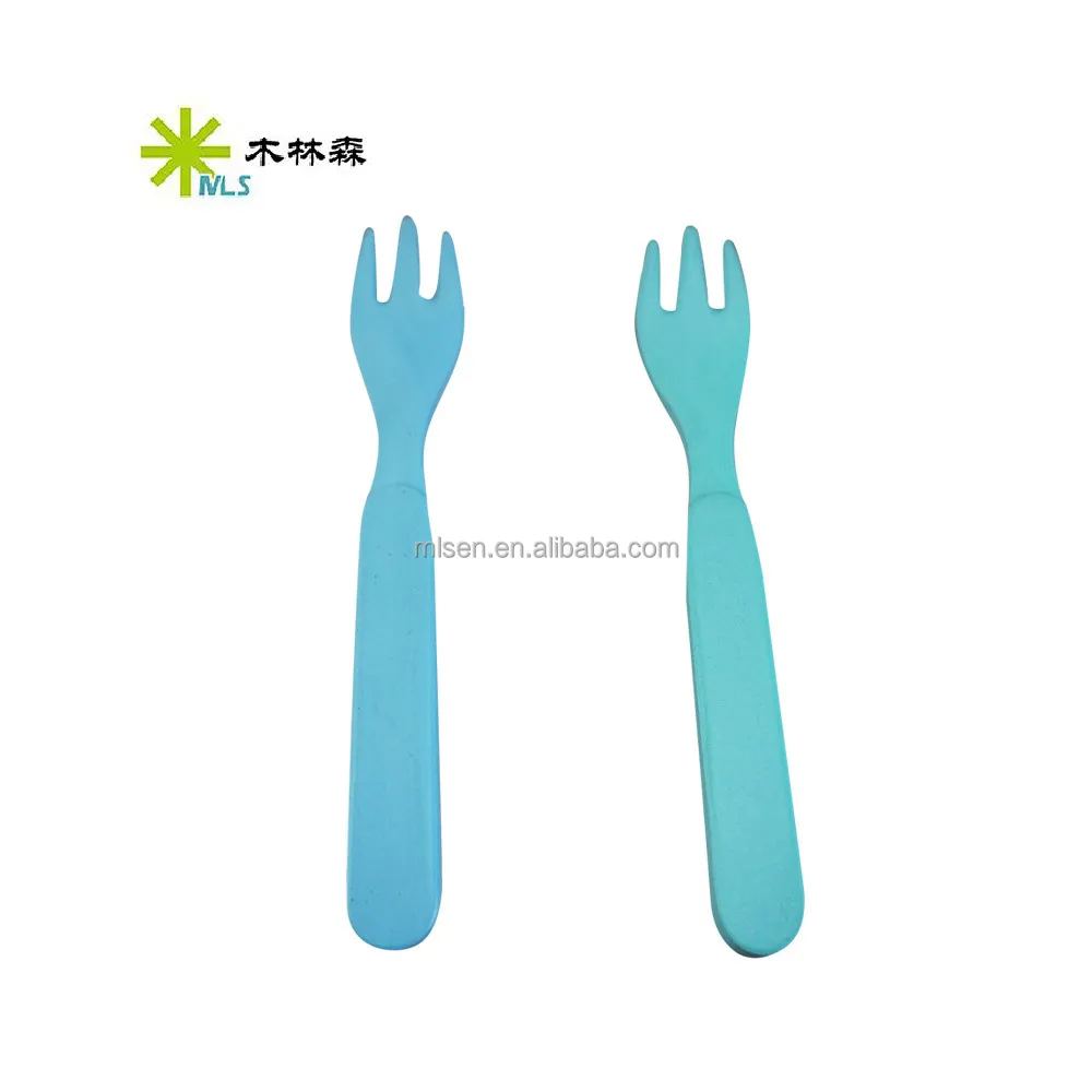
Eco-friendly bamboo fiber spoon and fork 