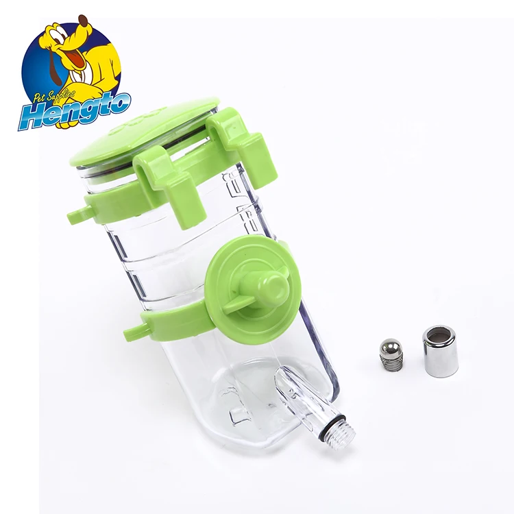 Water Drinker Pet Dog Hanging Bottle Dispenser Auto Feeder For Pets