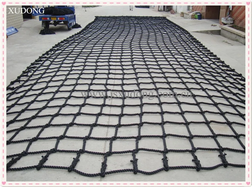 Outdoor playground PP or Nylon Climbing cargo nets