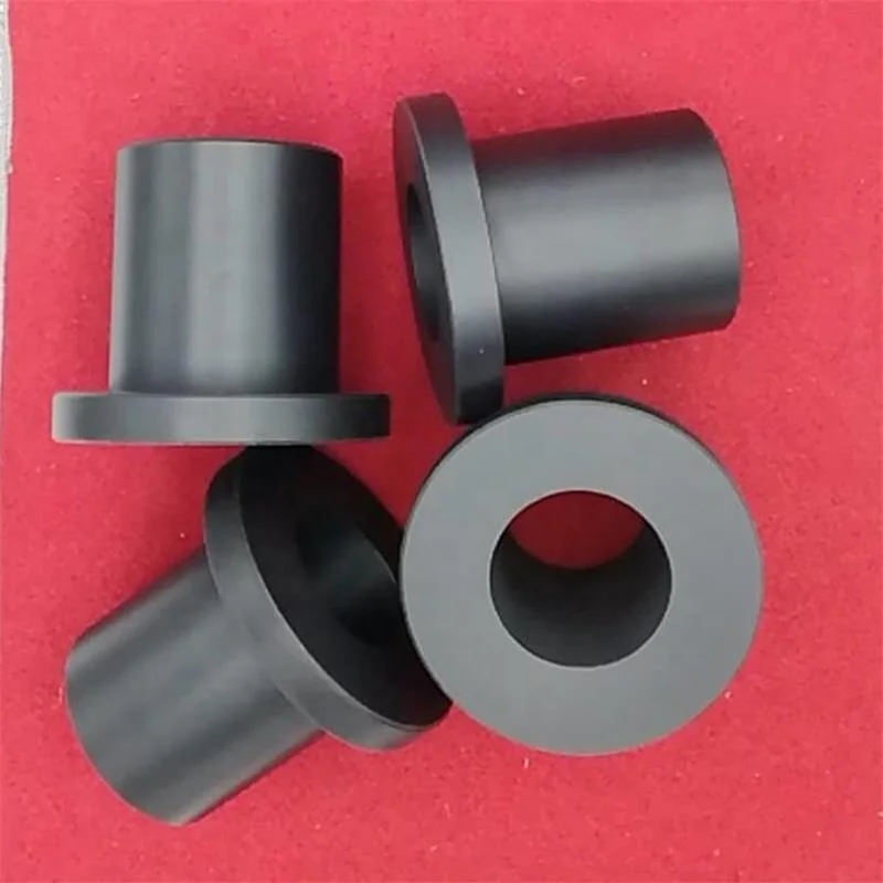 UHMWPE  plastic nylon sleeves bush acetall roller PP PE jacket bush pa6 nylon black flange step sleeve bushing