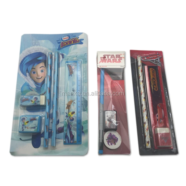 Custom Made Promotional Children pencil Stationery Set