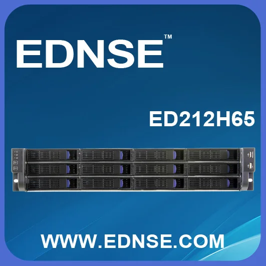 ed212h65 со 12 hdd бухты 2u шасси сервера