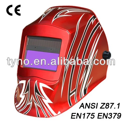 CE EN169/EN175/EN379 Solar Auto Darkening Welding Mask/ANSI Z87.1 Welding Helmet For TIG MIG Welding