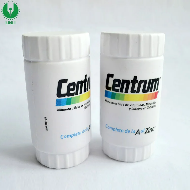 
Medicine Bottle Squeeze PU Ball with Logo 