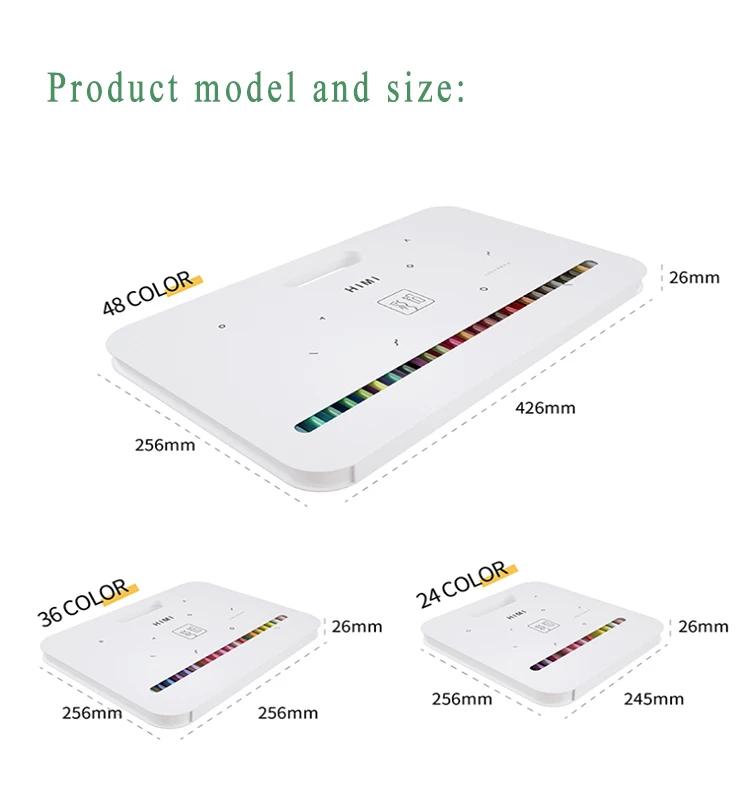 MIYA HIMI Cheap Watercolor Wooden Professional 48 Colored Pencils