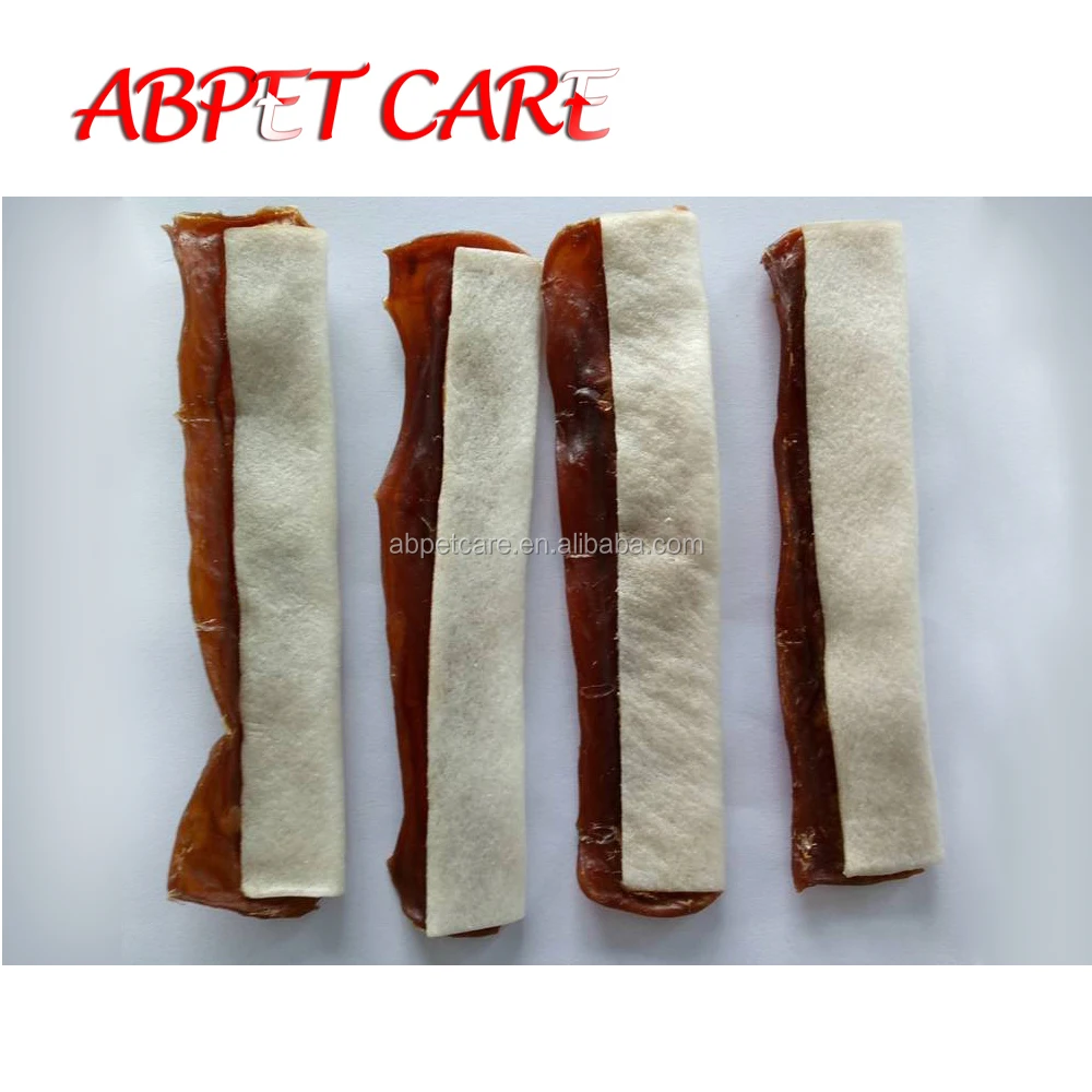 Safe rawhide pet food Beef Tendon with Rawhide Knotted Bone