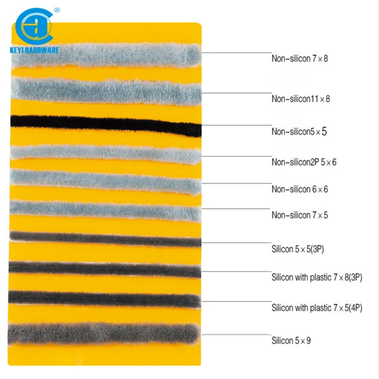 Заводская цена водостойкая мохеровая уплотнительная щетка для алюминиевых/НПВХ дверей и окон