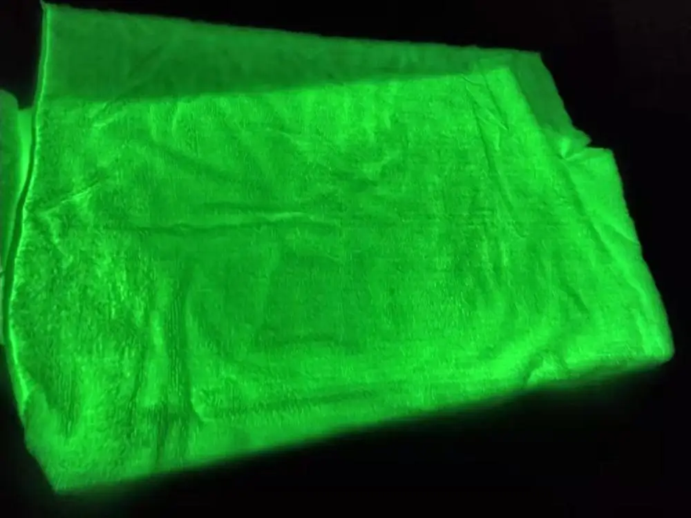 
night glow in the dark fabric for plush toy,luminous fabric 