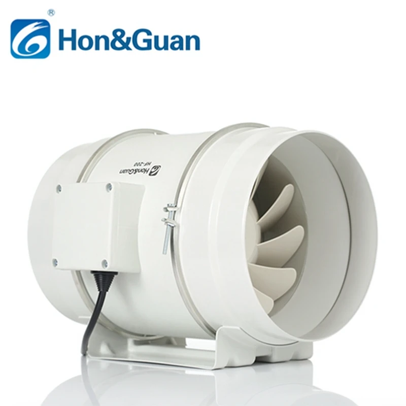 200mm in line duct fan direct supplied by shenzhen manufacturer