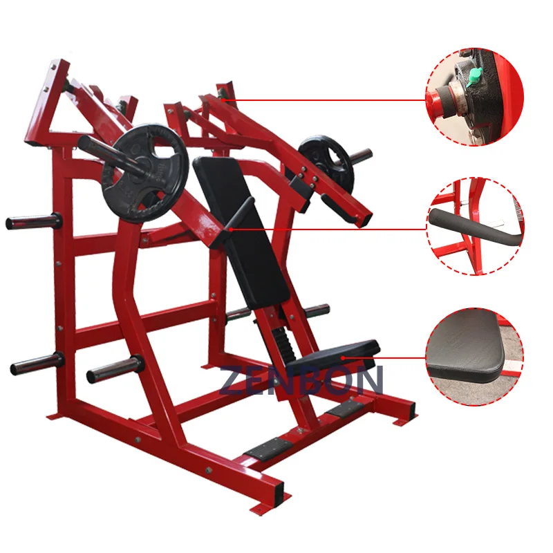 Commercial Fitness Equipment Hammer Strength Plate Loaded  Super Incline Chest Press