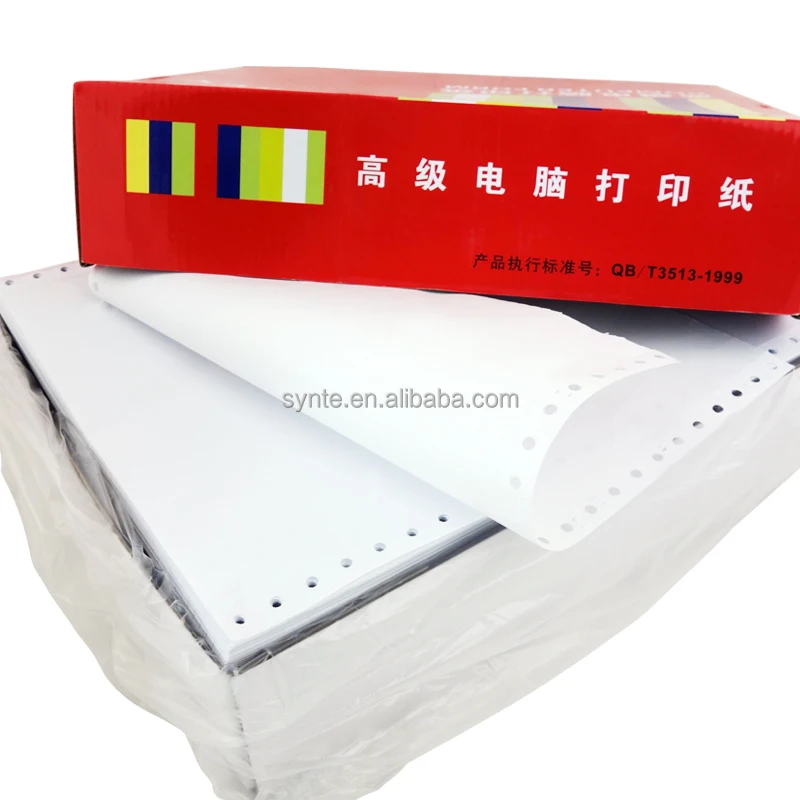 Непрерывная печать 241*280 мм (9,5*11 дюймов)-Однослойная компьютерная бумага 1000 листов в коробке