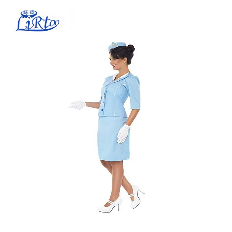 
Custom Women Pilot Skirt Airline Stewardess Uniform 