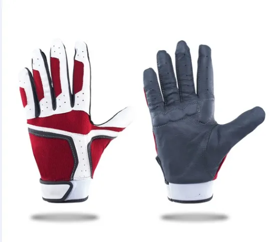 Professional Custom baseball batting gloves Hand Protection Baseball Batting Gloves kip leather baseball glove