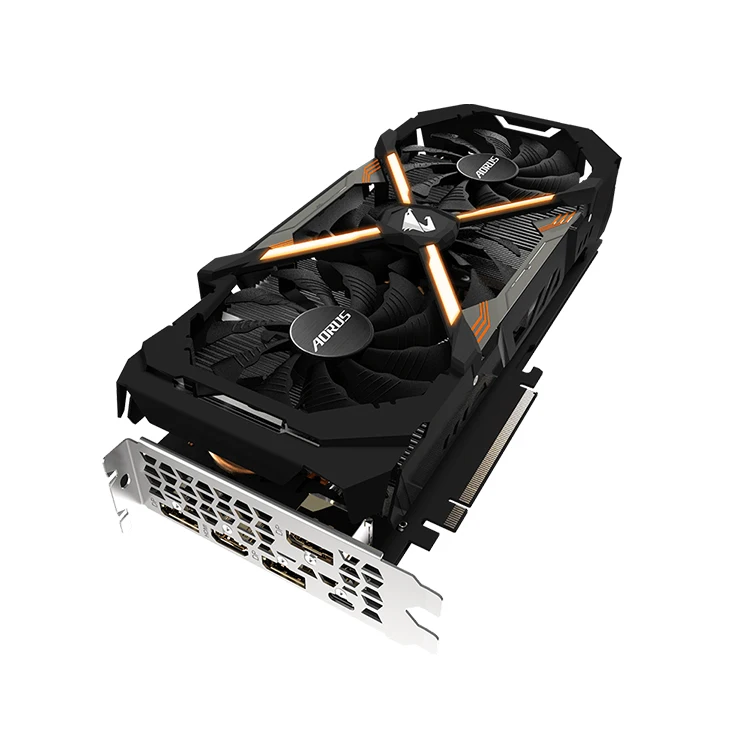 GIGABYTE AORUS NVIDIA GeForce RTX2060 XTREME 6G  Used  Gaming Graphics Card with 6GB GDDR6 192 bit Memory GPU