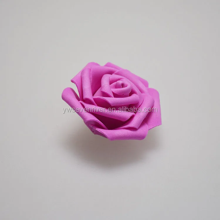 Wholesale 6 cm rose flower head PE foam flower for box packing