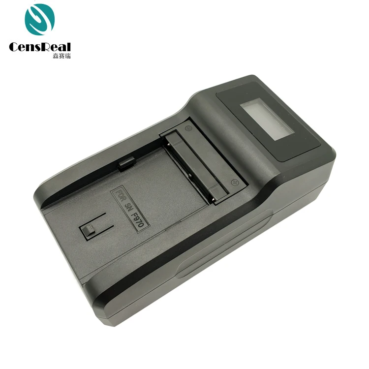 NP-F970 F960 F950 F750 F770 F780 F980 F990 Battery Fast Home AC Charger 1500mA 8.4V with LCD Screen CE Certified