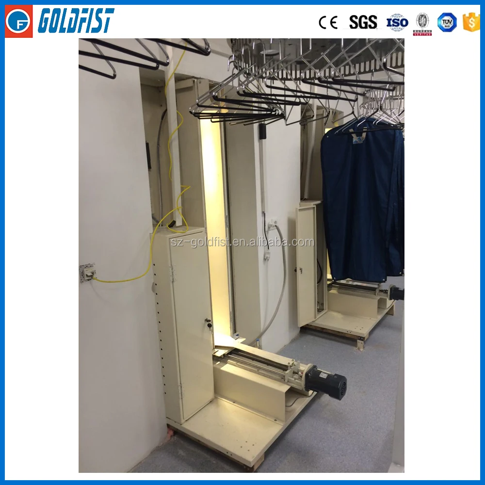 Intelligent clothing transmission system for casinos and hospital,hotei.