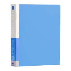 pp plastic parts fastener a4 2 3 4 rings lever arch file folder with front pocket