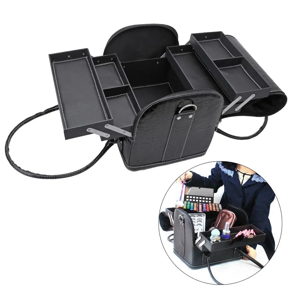 PU Beauty Make Up Case leather cosmetic case travel bag