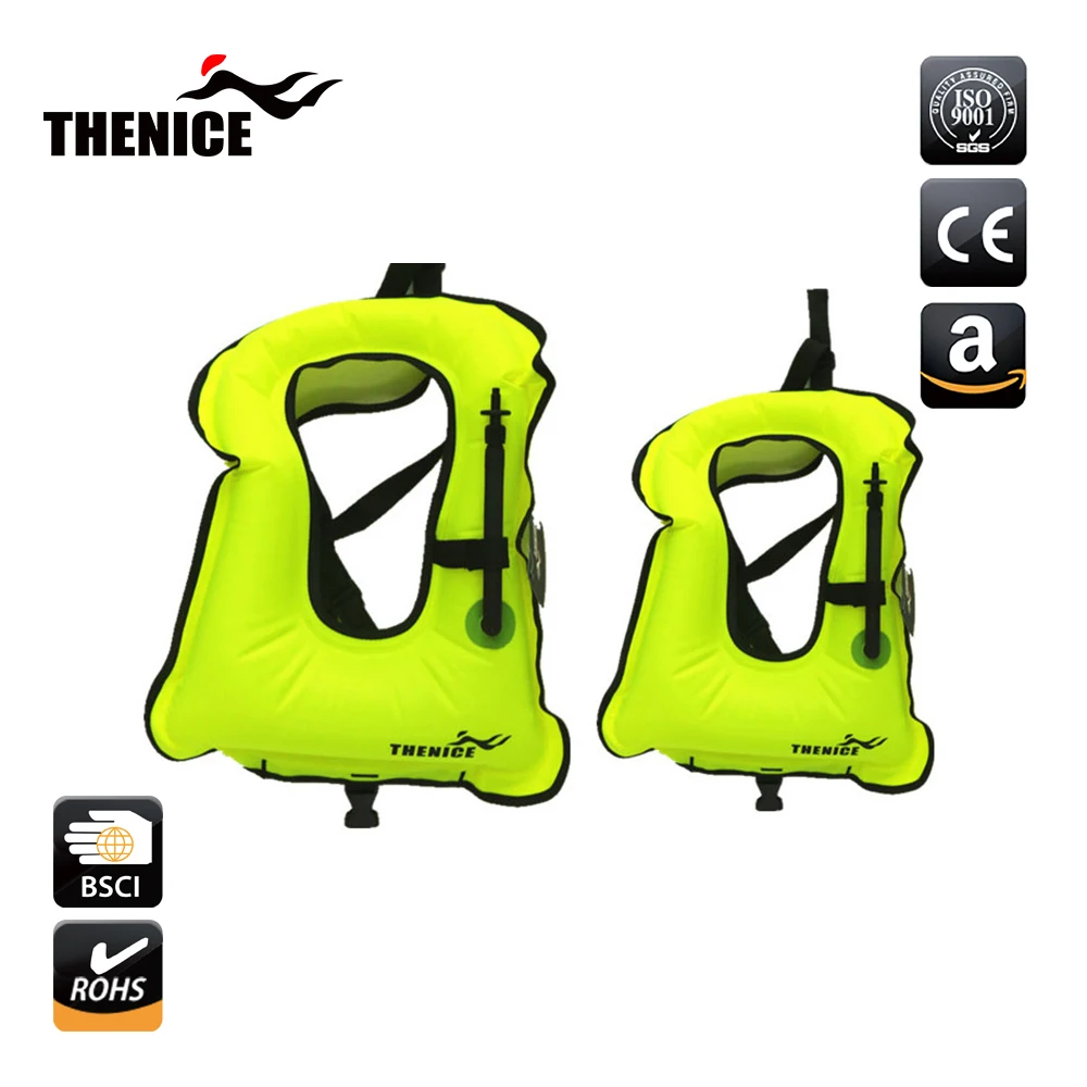 
Low MOQ THENICE brand adult snorkeling vest wholesale rafting vest custom 