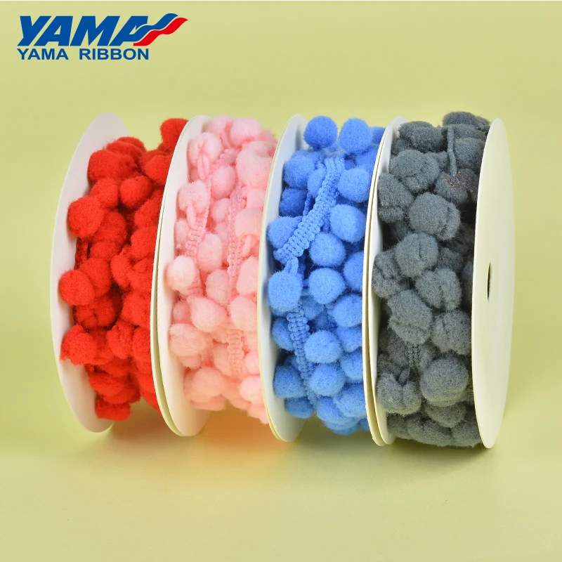 YAMA 6 mm 2 yard polyester and nylon double faces set diy ribbon mixed for gift
