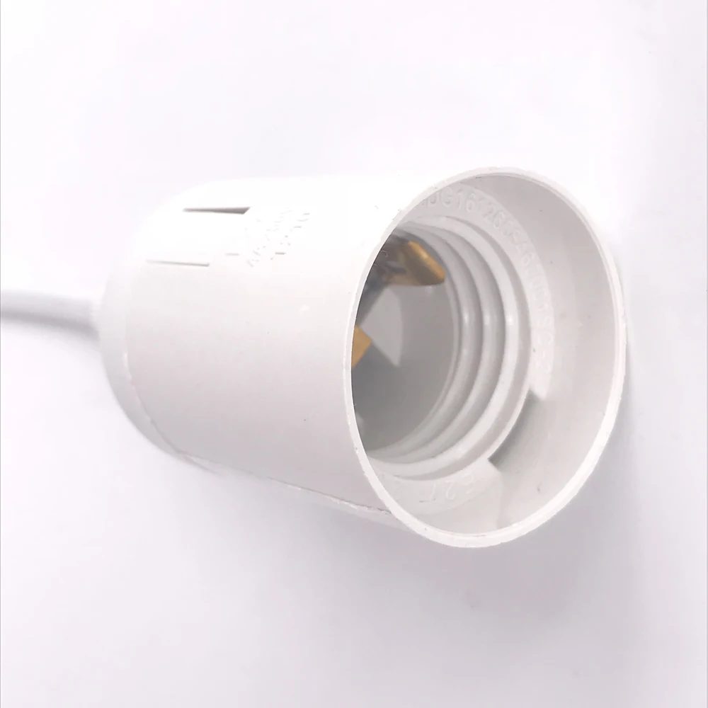 Use for Solar System  E27 LED cable with Switch 5.5*2.1MM DC Cable