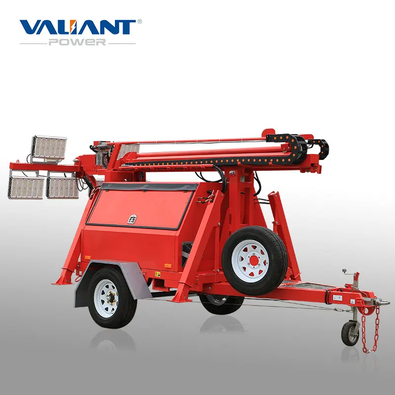 tower flood light with antenna mast factory direct sale