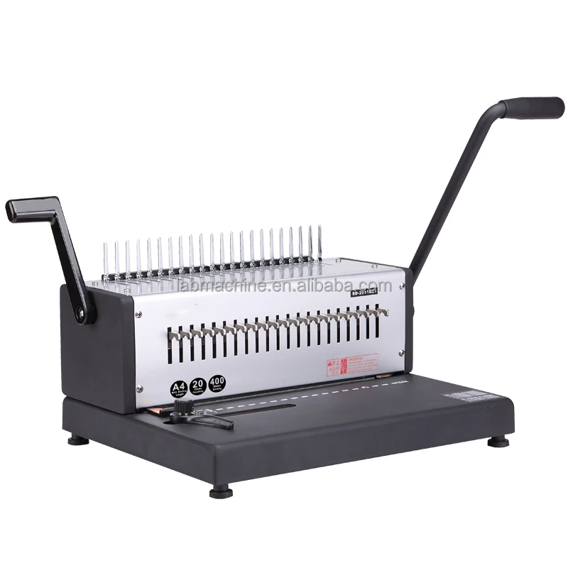 21-hole Manual Binding Machines double Wire Binding Machine Comb Binding Machine SD-2011B