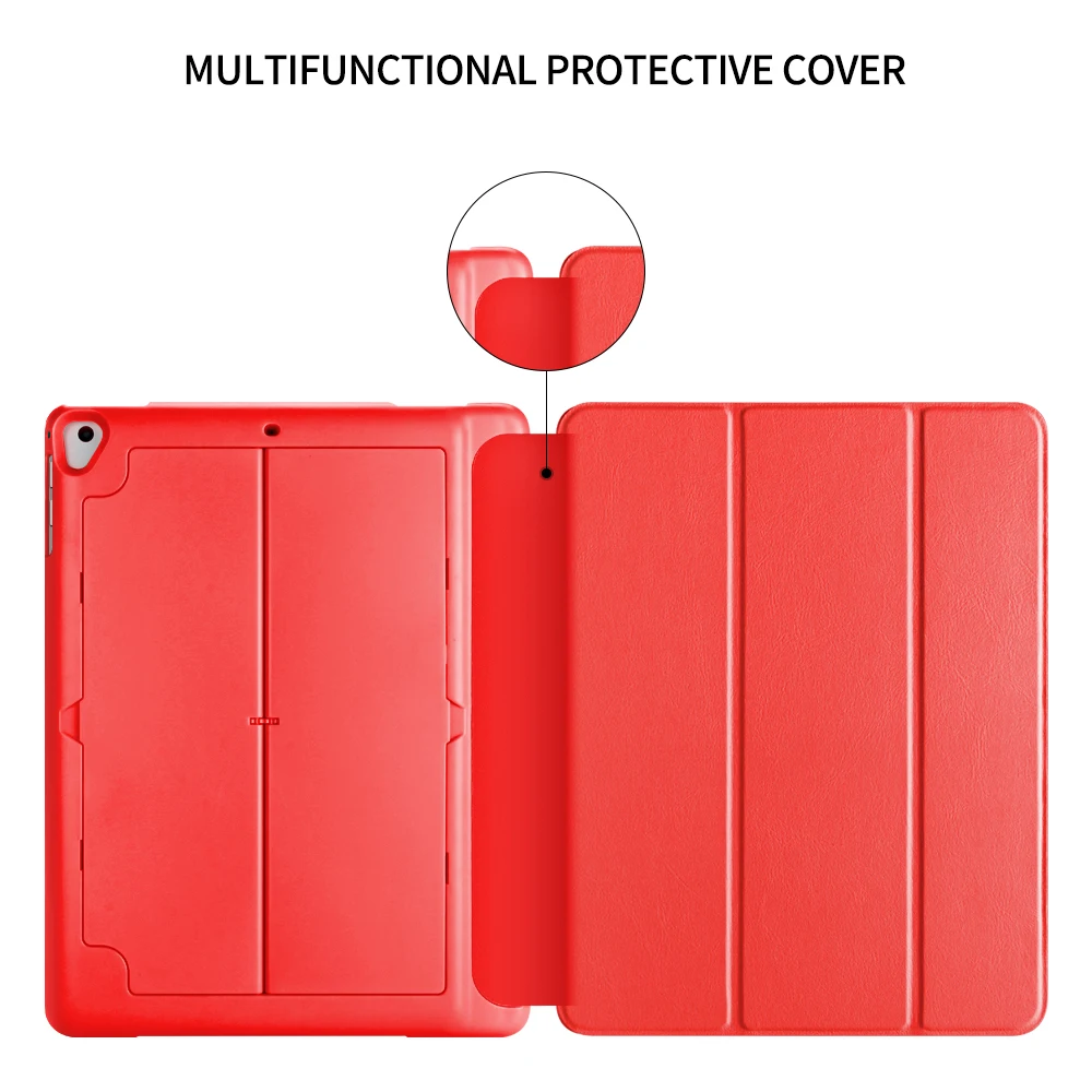 
Multifunction PU Leather+Plastic cover case with card slot for iPad Air/Air 2/9.7 