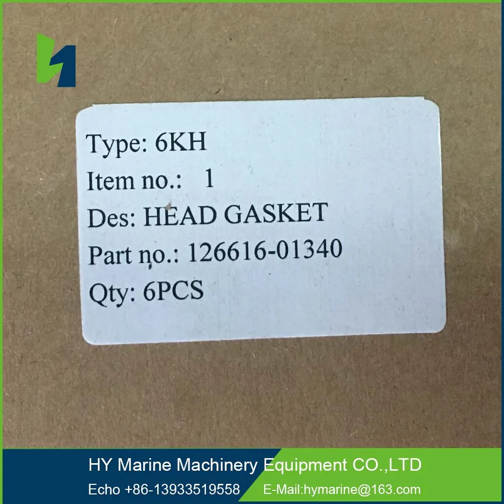 Ship Marine Engine Cylinder Head Gasket For YAN MAR 6KH