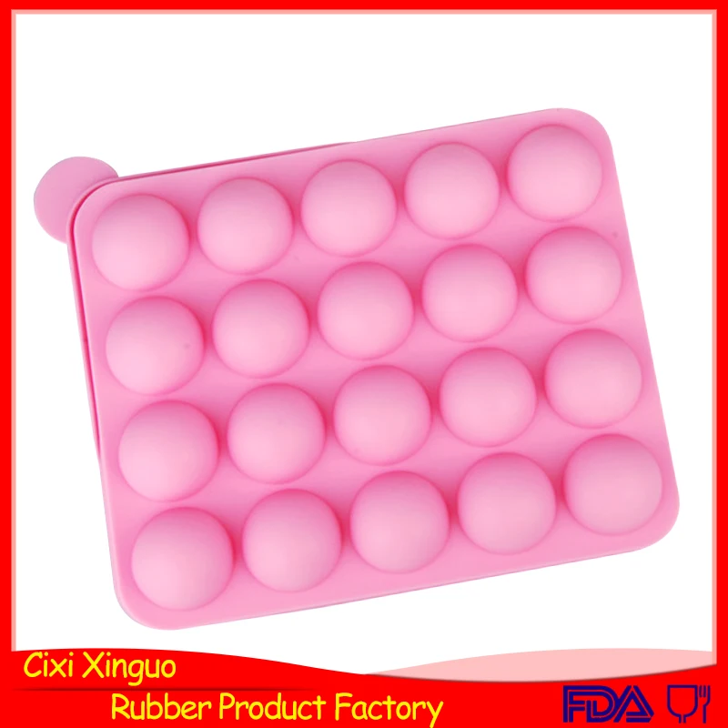 069 20 cavity round ball shape silicone mold for lollipops, lollipop mold lollipop candy mold children home diy cake tool resued