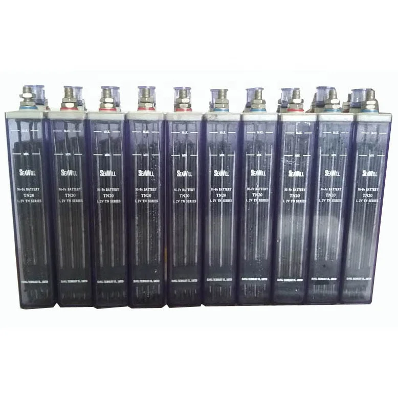 Rechargeable Ni fe cell battery 1.2v 20Ah nickel iron battery