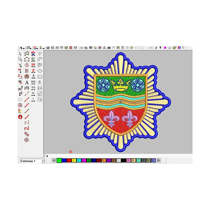 Embroidered Patch garment Accessories badge Free Computer Designs Patches Skull Design Logos