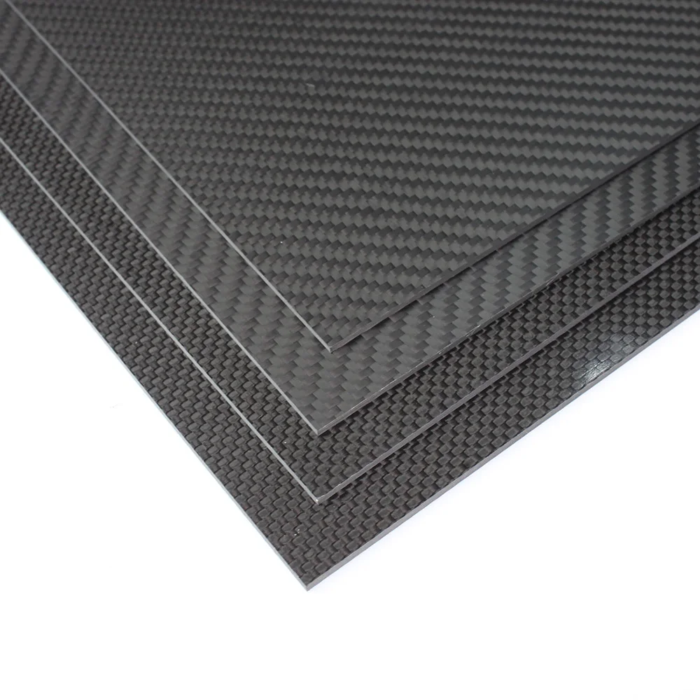 carbon fibre 3mm plate 3k twill weave for rc helicopter quadcopter multicopter