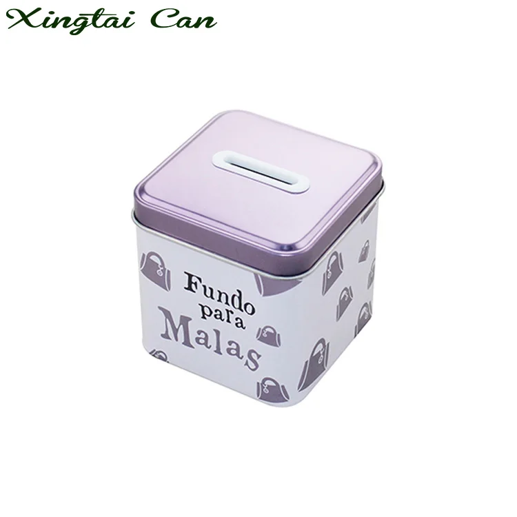 
Economical custom design wholesale candy tin piggy bank 
