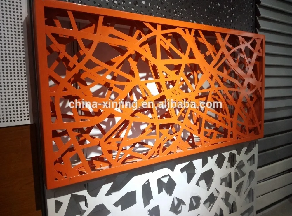 Special CNC cutting craftwork aluminum curtain wall decorative metal screen panel