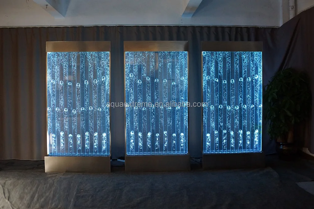 Programmable Pattern of Water Bubble wall With the Bubbles Amazing Landscape Room Divider
