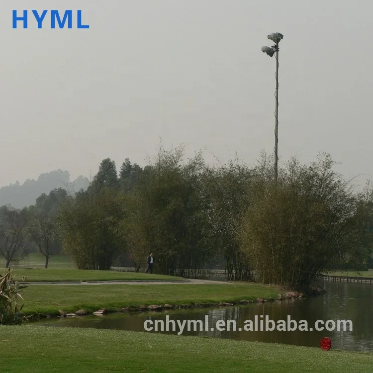 
HYML telescopic mast and Musco Lighting 