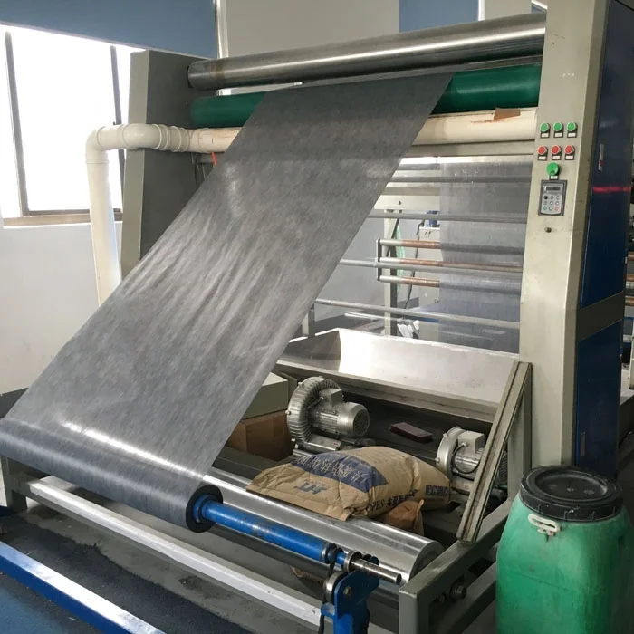 Double paste dot coating machine for interlining