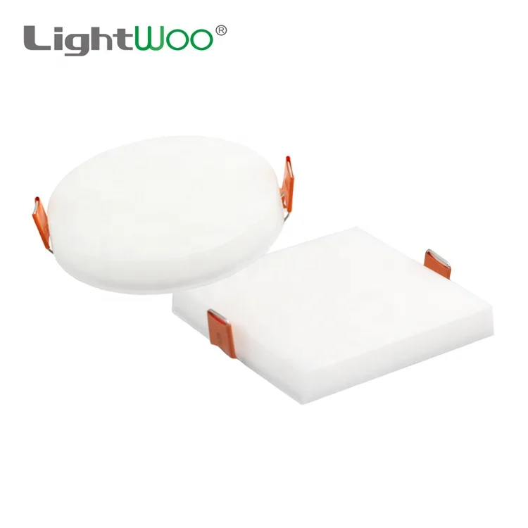 High quality new design 90lm/W trimless square white acrylic recessed panel light 12W 18W 24W 36W for bedroom