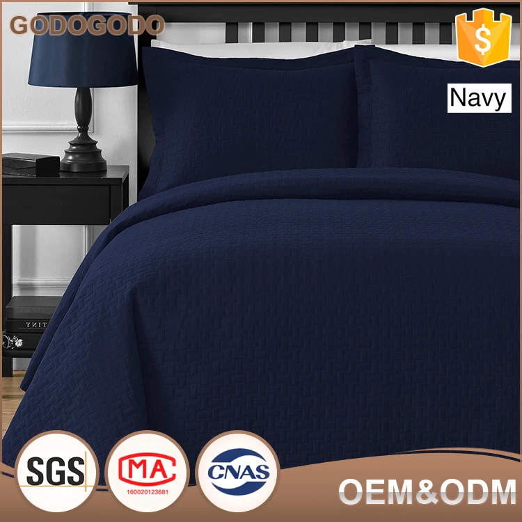 Factory Custom Plaid Patchwork 100% Cotton High End Quilted Quilted Turkish Bedspread For Hotel