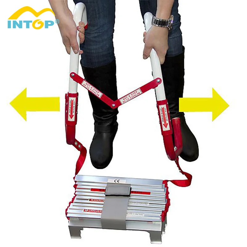 Durable fire escape emergency safety rope ladder