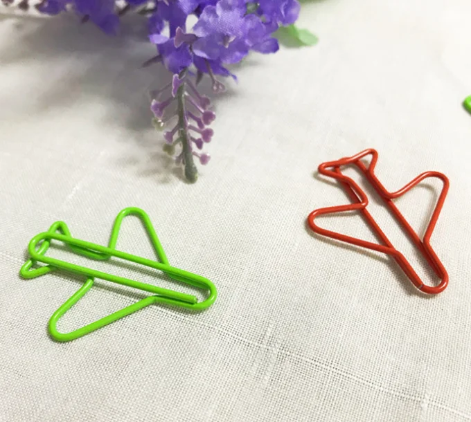 
Stationery Promotional Custom office new design cat shape cute metal paper clip 