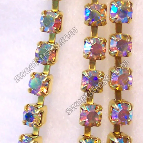 various size Wholesale Fashion bling bling decorative rhinestone trim