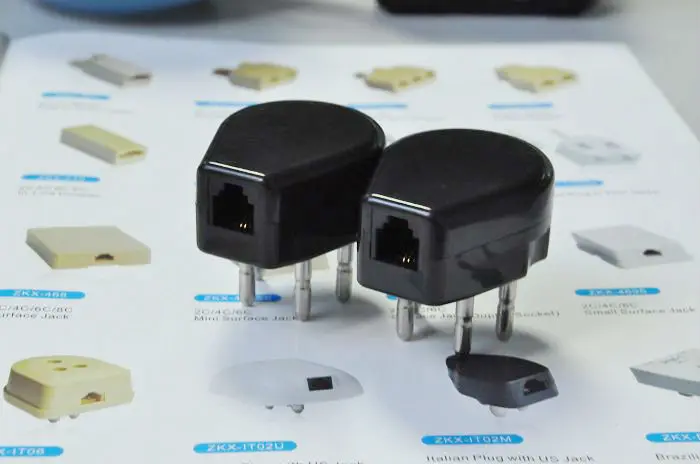 Rj11 и rj45 аналоговый телефонный ethernet-адаптер с несколькими портами